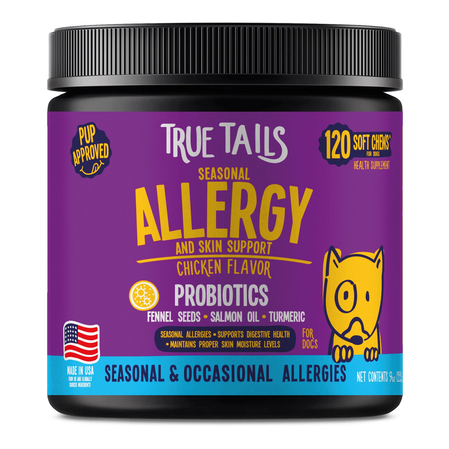 True Tails Seasonal Allergy and Skin Support for Dogs – truetails